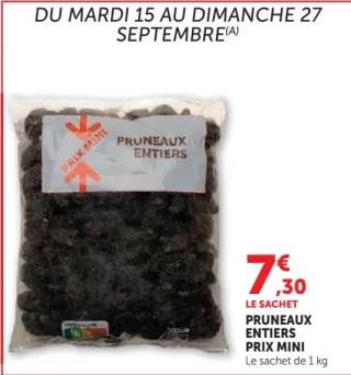 Pruneaux entiers Prix Mini