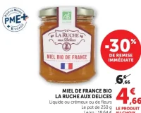 Miel de France Bio La Ruche aux Délices