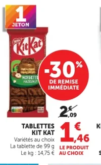 Tablettes KitKat