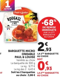 Barquette micro-ondable Paul & Louise