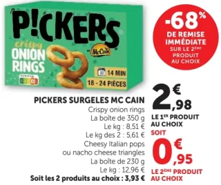 PICKERS SURGELES MC CAIN