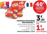 Mini Babybel Fromage pasteurisé