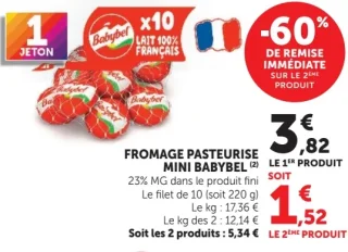 Mini Babybel Fromage pasteurisé
