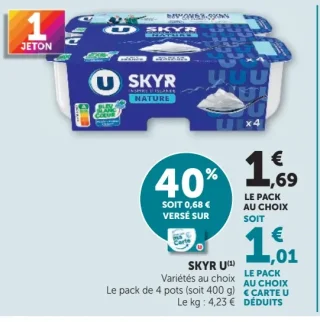 SKYR U Variétés au choix