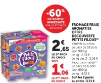 Yoplait Petits Filous Fromage frais aromatisé Offre découverte