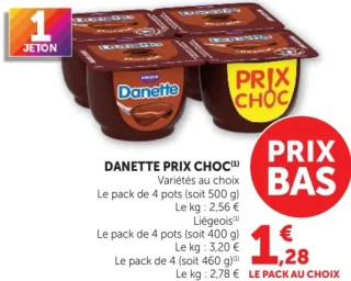 DANETTE PRIX CHOC