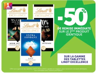 Tablettes Lindt Excellence