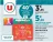 Promo Eau fruitée U Saveur fraise ou pêche