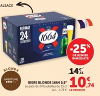 BIERE BLONDE 1664 5,5°
