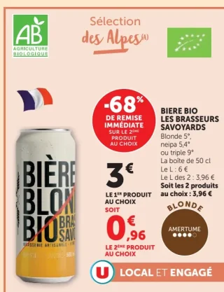 Bière Bio Les Brasseurs Savoyards