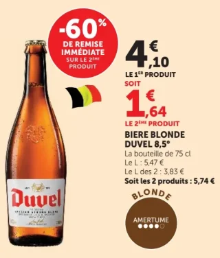 Biere blonde Duvel 8,5°