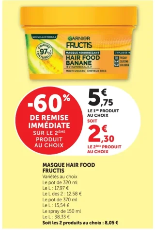 Masque Hair Food Fructis Garnier