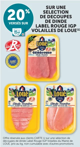 Dinde Fermière Label Rouge IGP Volailles de Loué