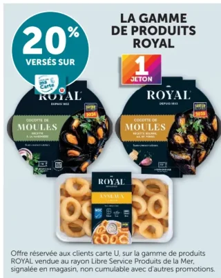 La gamme de produits Royal (Cocotte de moules, Anneaux)