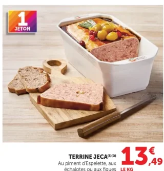Terrine Jeca Au piment d'Espelette, aux échalotes ou aux figues