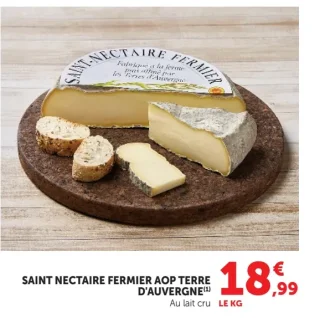 SAINT NECTAIRE FERMIER AOP TERRE D'AUVERGNE