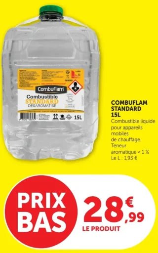 Combuflam Standard 15L Combustible liquide
