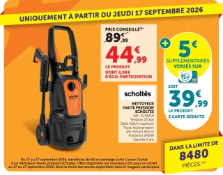 Nettoyeur haute pression Scholtes