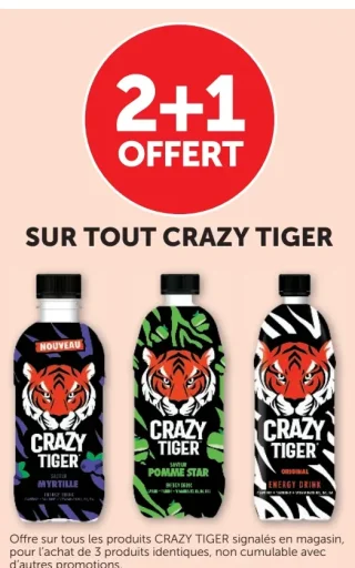 Crazy Tiger Boisson énergisante