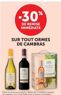 Les Ormes de Cambras Gamme de vins