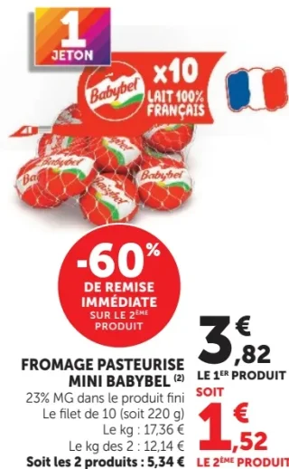 Fromage pasteurisé Mini Babybel
