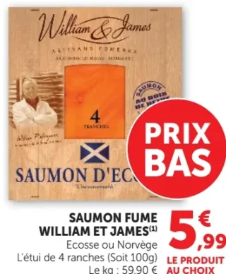 Saumon Fumé William et James