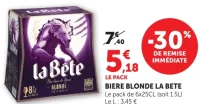 Biere Blonde La Bete