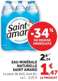 Eau Minérale Naturelle Saint Amand