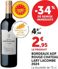 Bordeaux AOP Rouge Chateau Lary Lacombe 2024