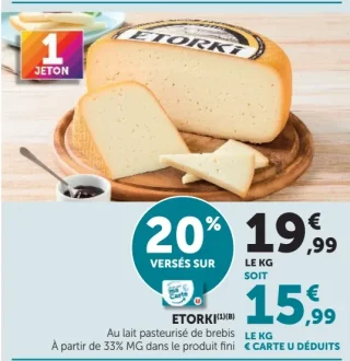 Fromage de brebis Etorki