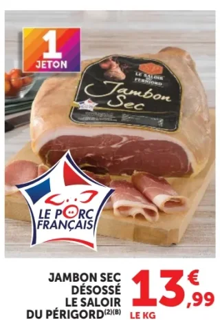 Jambon Sec Désossé Le Saloir du Périgord