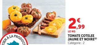Tomate Cotelée Jaune et Noire