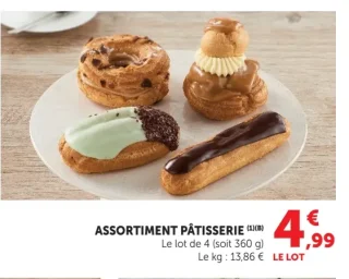 Assortiment pâtisserie