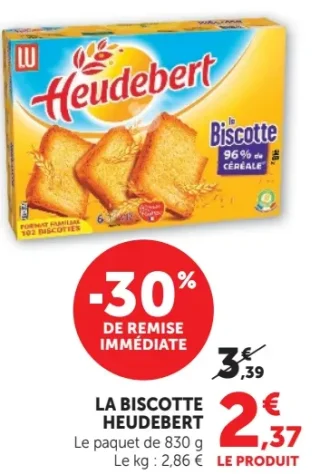 La biscotte Heudebert