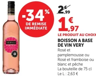 Boisson à base de vin Very