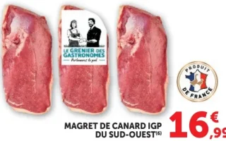 Magret de canard IGP du Sud-Ouest Le Grenier des Gastronomes