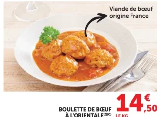 Boulette de bœuf à l'orientale