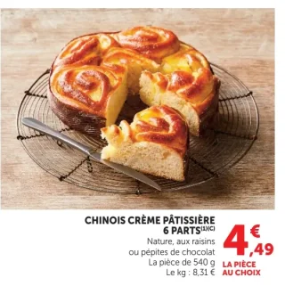 Chinois Crème Pâtissière 6 parts