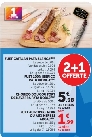 FUET CATALAN PATA BLANCA ARGAL