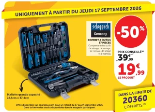 Scheppach Coffret à outils 87 pièces
