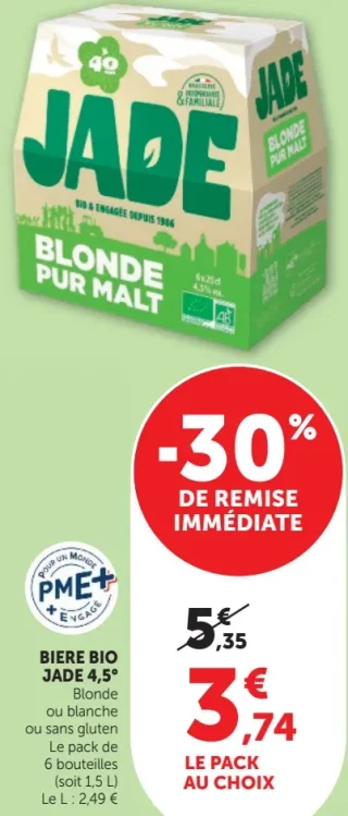 Biere Bio Jade