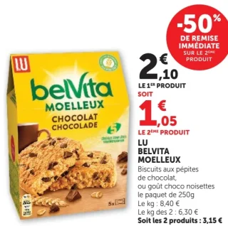 Belvita Moelleux Chocolat