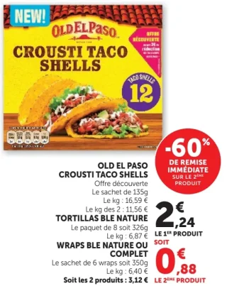 Old El Paso Crousti Taco Shells