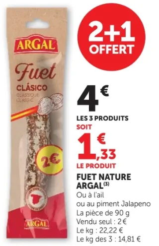 Fuet Nature Argal
