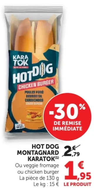 HOT DOG MONTAGNARD KARATOK