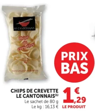 CHIPS DE CREVETTE LE CANTONNAIS