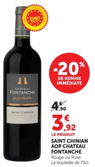 Saint Chinian AOP Chateau Fontanche