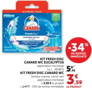 Kit Fresh Disc Canard WC Eucalyptus