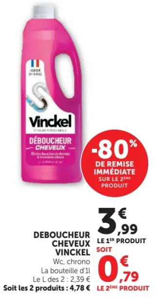 Deboucheur Cheveux Vinckel