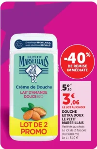 Douche Extra Doux Le Petit Marseillais